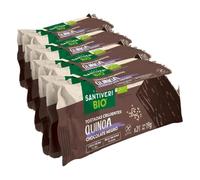 Santiveri - Tostadas Quinoa Bañadas Choco Negro BIO. (Paquete de 4)