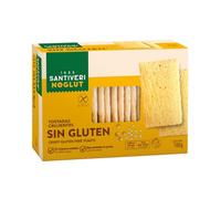 SANTIVERI - Tostada Noglut Sin Gluten - Crujientes y Ligeras - 0% Azúcares Añadidos, Bajo contenido en Grasas - Vegano - 100g