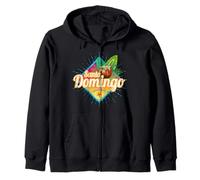 Santo Domingo Caribe República Dominicana Retro Vintage Sudadera con Capucha