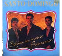 SANTO DOMINGO - Schau in meine Augen, Prinzessin/Flugzeug nach Ibiza (7" Vinyl Single)(1991)(Bellaphon 100-05-181)