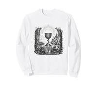 Santo Grial Leyenda Arturiana Sagrado Cáliz Línea Arte Sudadera