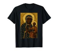 Santo Icono Católico de la Virgen Negra de Czestochowa Camiseta
