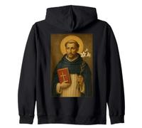 Santo Icono Católico de Santo Domingo de Guzmán Sudadera con Capucha