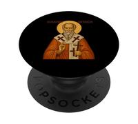 Santo Icono ortodoxo de Ignacio de Antioquía PopSockets PopGrip Adhesivo