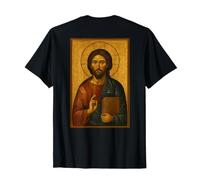 Santo Icono Ortodoxo de Jesucristo Maestro Camiseta