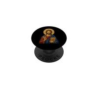 Santo Jesús Ortodoxo El Icono del Maestro PopSockets PopGrip Adhesivo