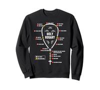 santo rosario cuentas católica anatomía orar rosario virgen maria Sudadera
