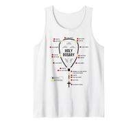 santo rosario cuentas católica iglesia orar rosario virgen maría Camiseta sin Mangas