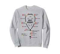 santo rosario cuentas católica iglesia orar rosario virgen maría Sudadera