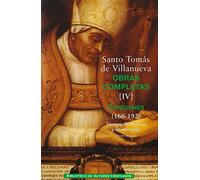 Obras completas de Santo Tomás de Villanueva: Santo Tomás De Villanueva - Obras Completas IV - Conciones (160-192): 4 (MAIOR)