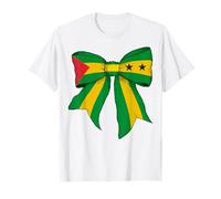 Santo Tomé y Príncipe São Toméan Orgullo Bandera Chica Coqueta Camiseta