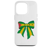 Santo Tomé y Príncipe São Toméan Orgullo Bandera Chica Coqueta Carcasa para iPhone 13 Pro