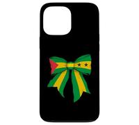 Santo Tomé y Príncipe São Toméan Orgullo Bandera Chica Coqueta Carcasa para iPhone 13 Pro MAX