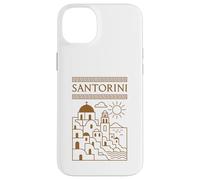 Santorini Grecia Blue Dome Iglesias Griego Arte antiguo Viajes Carcasa para iPhone 14 Plus