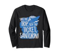 Santorini Take The Trip Buy The Ticket Manga Larga