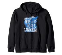 Santorini Take The Trip Buy The Ticket Sudadera con Capucha