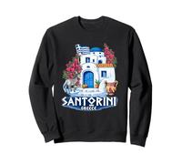 Santorini Viaje a Santorini Grecia Viaje Familiar de Verano Sudadera