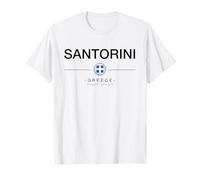Santorini Viaje Familiar a Grecia Santorini Gift Greek Charm Camiseta