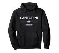 Santorini Viaje Familiar a Grecia Santorini Gift Greek Charm Sudadera con Capucha