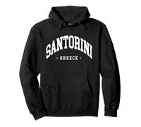 Santorini Viaje Familiar a Grecia Santorini Gift Greek Charm Sudadera con Capucha