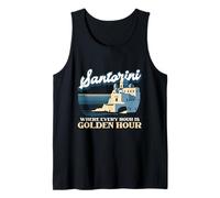 Santorini Where Every Hour Is Golden Hour Camiseta sin Mangas