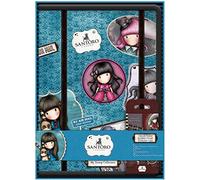 Santoro Gorjuss Carpeta de Almacenamiento para tu colección de Sellos de Caucho, Multicolor