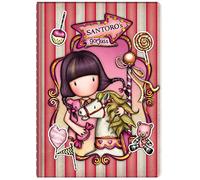 Santoro Gorjuss - Mini cuaderno con pegatinas - Carrusel