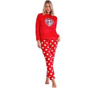 SANTORO Gorjuss Pijama Mujer Invierno Finding My Way de Corel - Pantalón Pijama Mujer Cinturilla Ajustable - Pijama Polar Mujer Suave y Cálido con Cuello Redondo