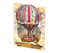 Hot Air Balloon Swing Card - Award Winning Dynamic 3D Interactive Greetings Card