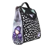Safta Mini mochila Gorjuss Smitten Kitten con solapa – Unisex niños – Multicolor M