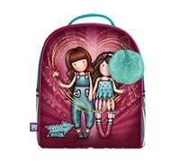 Santoro-Mini Mochila Gorjuss Fairground Fireworks 20X22X10Cm, Multicolor (1040GJ11)