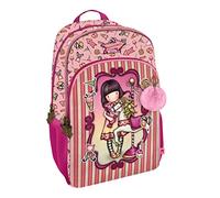 Santoro-Mochila 3 Cremalleras Gorjuss Fairground Carousel 29X45X17Cm, Multicolor (1110GJ05)