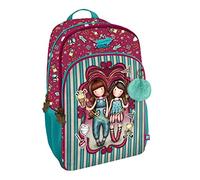 Santoro, Mochila 3 Cremalleras Gorjuss Fairground Fireworks 29X45X17Cm Unisex niños, Multicolor, Estándar