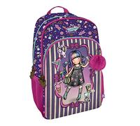 Santoro, Mochila 3 Cremalleras Gorjuss Fairground Up And Away 29X45X17Cm Unisex niños, Multicolor, Estándar