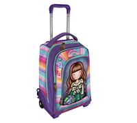 Santoro Mochila Escolar Trolley Gorjuss Be Kind To Our Planet, azul marino, 34x46x22 centimeters