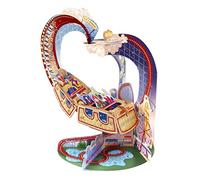 Péndulo SANTORO, Tarjeta De Felicitación Emergente 3D - Montaña Rusa - Tarjeta De Cumpleaños Para Niños, Familia | Tarjeta De Regalo De Parque Temático Para Hija E Hijo