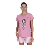 SANTORO Pijama Manga Corta Goodnight Gorjuss para Mujer