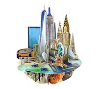 SANTORO Pirueta, Tarjeta De Felicitación Emergente 3D - Ciudad De Nueva York - Para Él, Para Ella, Cumpleaños, Gracias, Destino