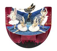 SANTORO Popnrock, Tarjeta De Felicitación Emergente 3D - Ballet Del Lago De Los Cisnes - Para Ella, Para Mamá, Cumpleaños, Día De La Madre