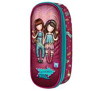 SANTORO, Portatodo Con Cremallera Gorjuss Fairground Fireworks 10X23X6Cm Unisex niños, Multicolor, Talla única