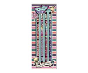 SANTORO Santoro-1125GJ01 Set 4 Portaminas Gorjuss Fairground Carousel 7,8X20,6X1,2Cm, Multicolor (1125GJ01)