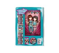 SANTORO-Set De Papelería Gorjuss Fairground Fireworks 14,5X20X2Cm, Multicolor (1038GJ11)