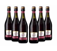 Sant'Orsola Lambrusco Emilia IGT Vino Tinto Seco Italiano - 6 Botellas X 750ml