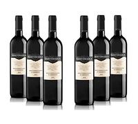 Sant'Orsola Montepulciano DOC Abruzzo Vino Tinto Italiano - 6 Botellas X 750ml