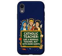 Santos Patronos de la Escuela Católica de Apreciación del Maestro Carcasa para iPhone XR