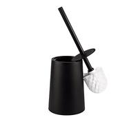 Santrue Escobillas de Baño Negra Escobilla WC Plastico Cepillo WC Mango de Antideslizante Cepillo de Baño Cerdas Flexibles Cepillo de Inodoro