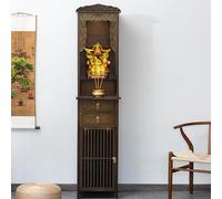 Santuario Budista, Mesa de Altar, con Pedestal Altar Budista, Tallada A Mano, for Oraciones, Adivinación, Adoración, para Santuario Ancestral Y Uso DoméStico(40*36*186cm/15.7*14.2*73.2in)