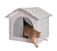 Santuario de mascotas al aire libre aislado para todo tipo de clima, casa de invierno cálida e impermeable, cuenta con arquitectura reforzada de aislamiento térmico de triple capa para una máxima