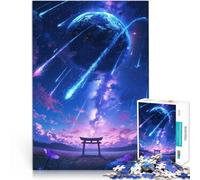 Santuario sintoísta bajo Las Estrellas Rompecabezas de 1000 Piezas para Adolescentes Entrena tu Cerebro y Tus Manos Una Obra de Arte 38x26cm