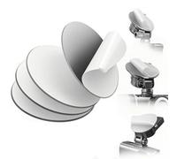 SANTUO Almohadillas adhesivas circulares de doble cara con estructura portátil, cinta de montaje de espuma acrílica transparente de doble cara, almohadillas adhesivas redondas para montaje en coche,